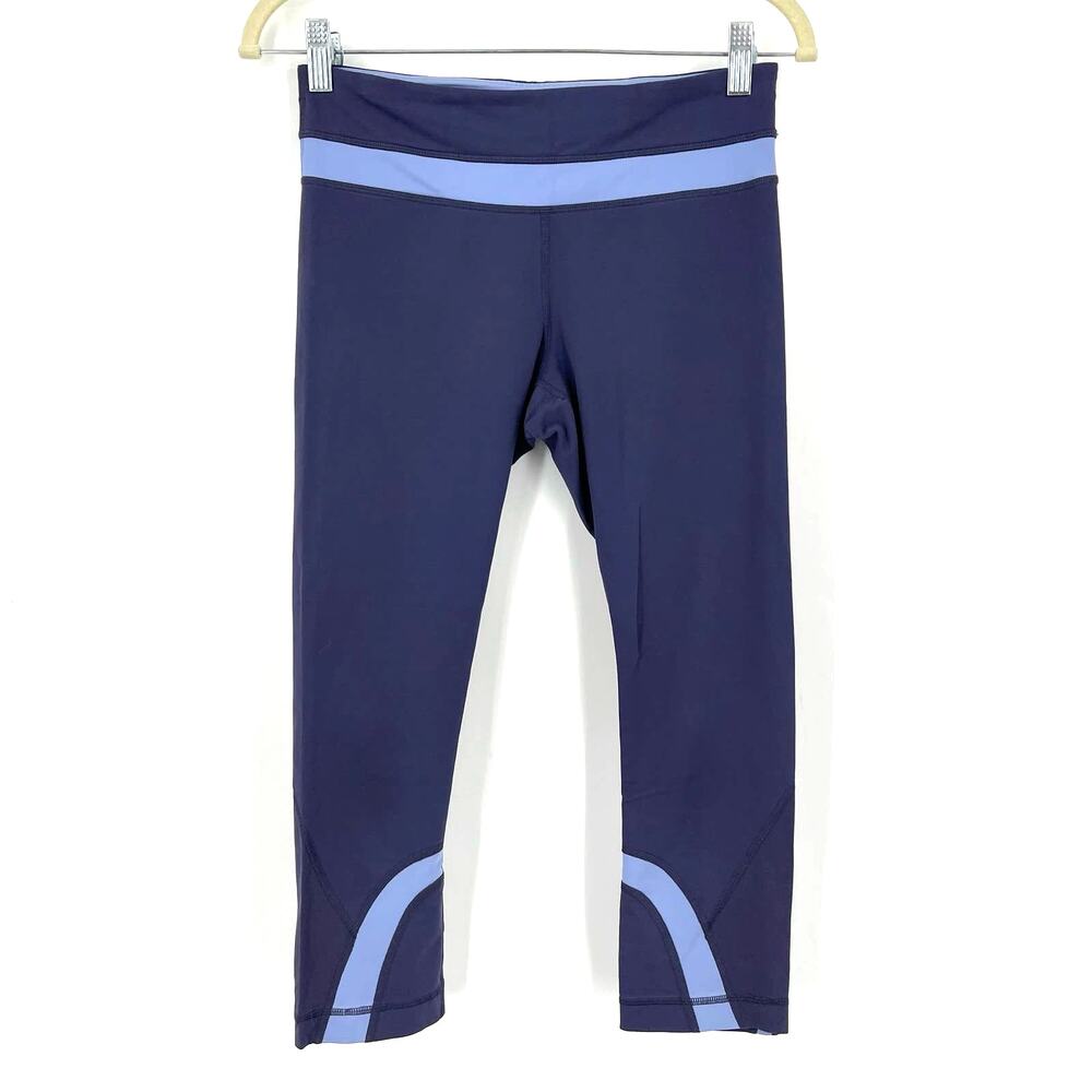 Lululemon Run Inspire Crop Blue Size 6